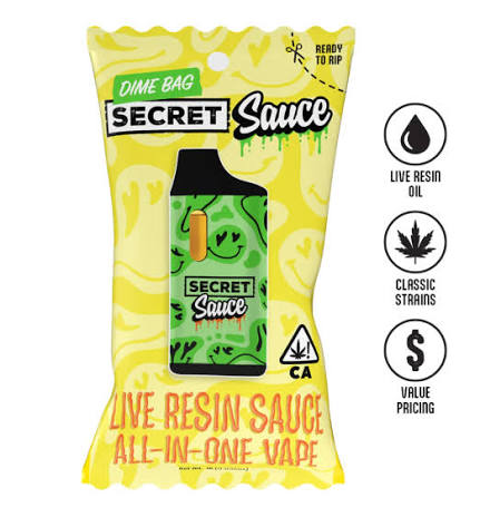 Dime bag - DIMEBAG - AIO - LIVE RESIN - SATIVA - SONOMA COMOA - 1G Main Image