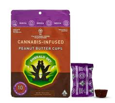 EMERALD SKY - EDIBLE - PEANUT BUTTER CUPS - INDICA - MILK CHOCOLATE - 100MG - (10PK)