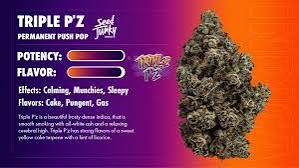 SEED JUNKY - FLOWER - INDICA - TRIPLE P'Z - 3.5G
