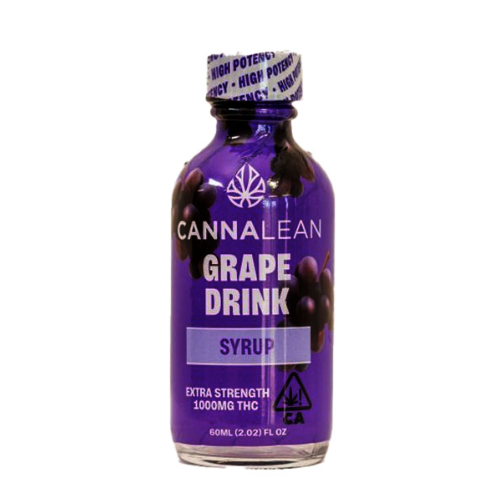 CANNALEAN - EDIBLE - SYRUP - SUGAR FREE - GRAPE - 1000MG
