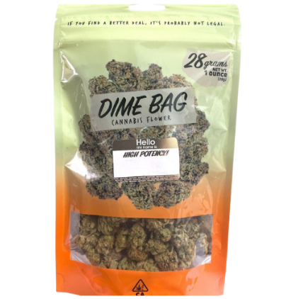 DIME BAG - FLOWER - HYBRID - ALIEN PEBBLES - 28G