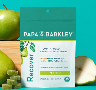 PAPA & BARKLEY - EDIBLE - PEAR APPLE - 1:1:1 - 100MG