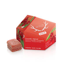 WYLD - EDIBLE - INDICA - SOUR CHERRY - 100MG