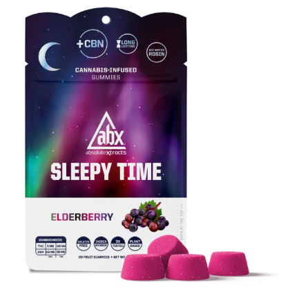 ABX - EDIBLE - GUMMIES - SLEEP - ELDERBERRY - 100MG