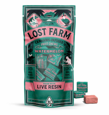 LOST FARM - EDIBLE - CHEWS - HYBRID - WATERMELON GELATO - 100MG
