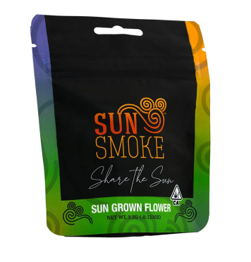 SUNSMOKE - FLOWER - SATIVA - PAPAYA STRAWBERRY - 3.5G