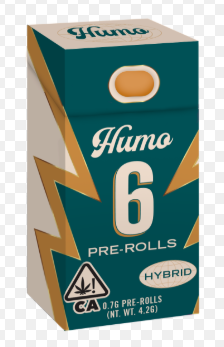 HUMO - PREROLL PACK - HYBRID - BAJA GOLD - .7G - (6PK)