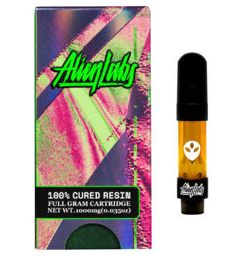 ALIEN LABS - CARTRIDGE - CURED RESIN - INDICA - BRAIN FREEZE - 1G