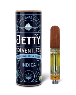 JETTY - CARTRIDGE - OCAL SOLVENTLESS ROSIN - INDICA - GREASE TRAP - 1G