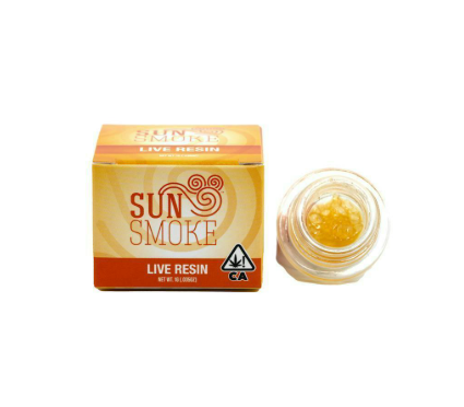SUNSMOKE - CONCENTRATE - LIVE RESIN - BADDER - INDICA - CALI LEGEND - 1G