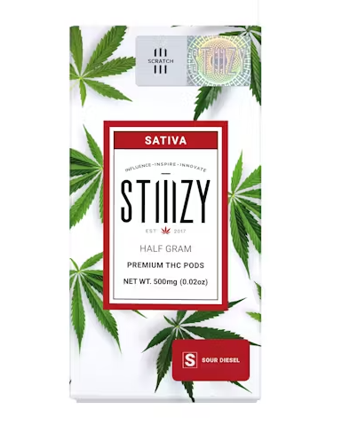 Stiiizy - STIIIZY - POD - AT - SATIVA - SOUR DIESEL - 0.5G Main Image