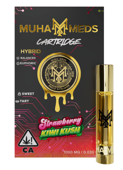 MUHA MEDS - CARTRIDGE - HYBRID - STRAWBERRY KIWI KUSH - 1 g