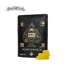 HEAVY HITTERS - EDIBLE - LIVE ROSIN - HYBRID - PAPAYA MANGO - 100MG