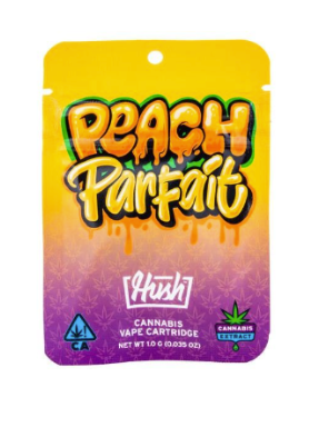 HUSH - CARTRIDGE - HYBRID - PEACH - 1G