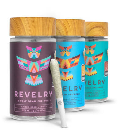 Revelry - REVELRY - PREROLL PACK - INDICA - DARK HORSE - 14G(14PK)  Main Image