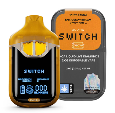 BOUTIQ - AIO - LQD - SATIVA X INDICA - BROOKLYN DREAM X MIDNIGHT Z - 1G