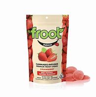 FROOT - EDIBLE - GUMMIES - INDICA - STRAWBERRY - 100MG - (10PK)