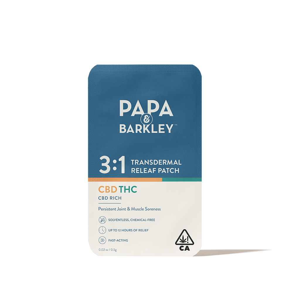 PAPA & BARKLEY - TOPICAL - RELEAF PATCH - CBD RICH 3:1