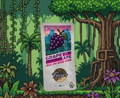 Fuzzies - FUZZIES - AIO - INDICA - GRAPE APE - 1G  Main Image