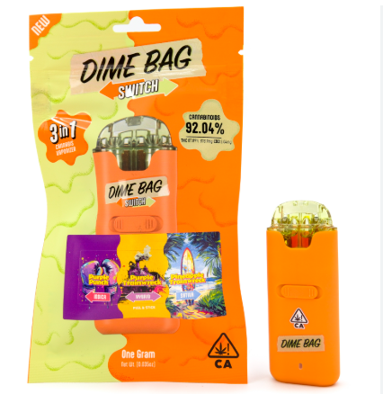 Dime bag - DIME BAG - AIO - SWITCH - HYBRID - PURPLE PUNCH X PINEAPPLE TRAINWRECK - 1G Main Image