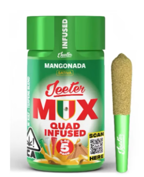 BABY JEETER - WORLD CUP INFUSED PREROLL PACK - SATIVA - MANGONADA - 2.5 g - 5 Pack