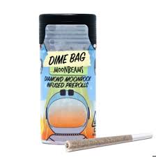 DIME BAG - MOON BEAMS - INFUSED PREROLL PACK - INDICA - RAINBOW KUSH - .5G - (5PK)