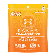 KANHA NANO - EDIBLE - SATIVA - TANGERINE TWIST - 100MG