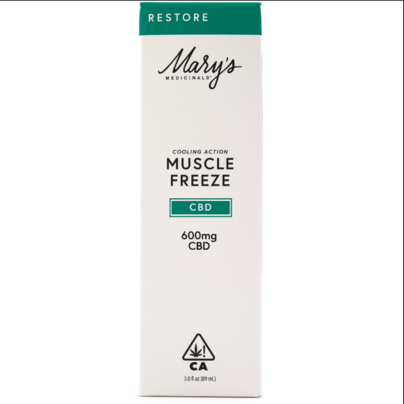 MARYS MEDICINALS - TOPICAL - MUSCLE FREEZE - RESTORE - 600MG CBD