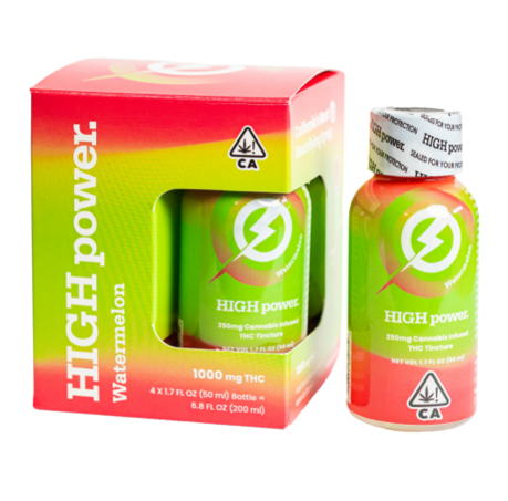 HIGH POWER - TINCURE - WATERMELON - (4PK) 1000MG