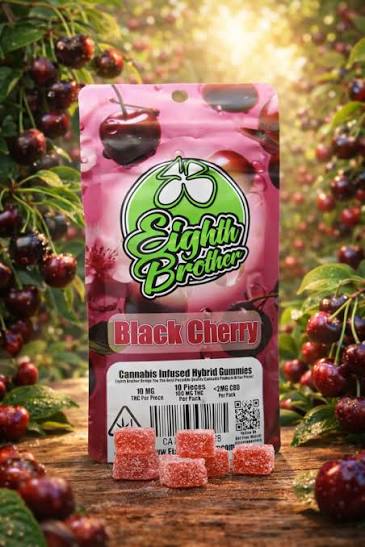 EIGHTH BROTHER - EDIBLE - HYBRID - BLACK CHERRY - 100MG