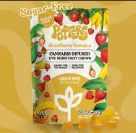 POTTERS - EDIBLE - SATIVA - STRAWBERRY BANANA - 100MG