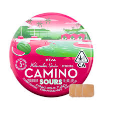 CAMINO SOURS - EDIBLE - GUMMIES - SATIVA - WATERMELON SPRITZ - 100MG