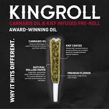KINGROLL - INFUSED PREROLL - INDICA - PINK ACAI X CANNALOPE KUSH - 1.3G