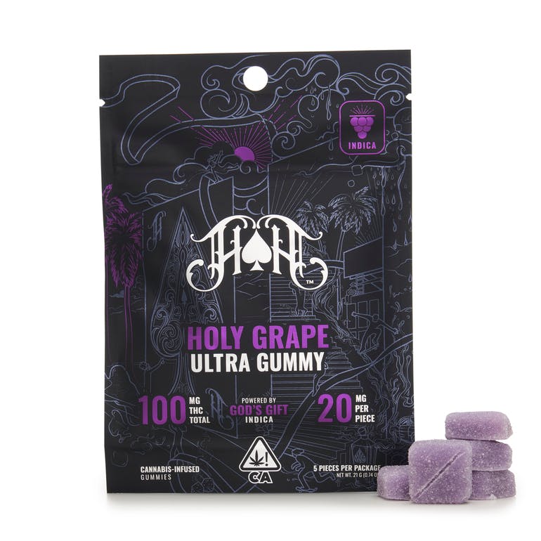 Holy Grape Indica Gummies | 100mg