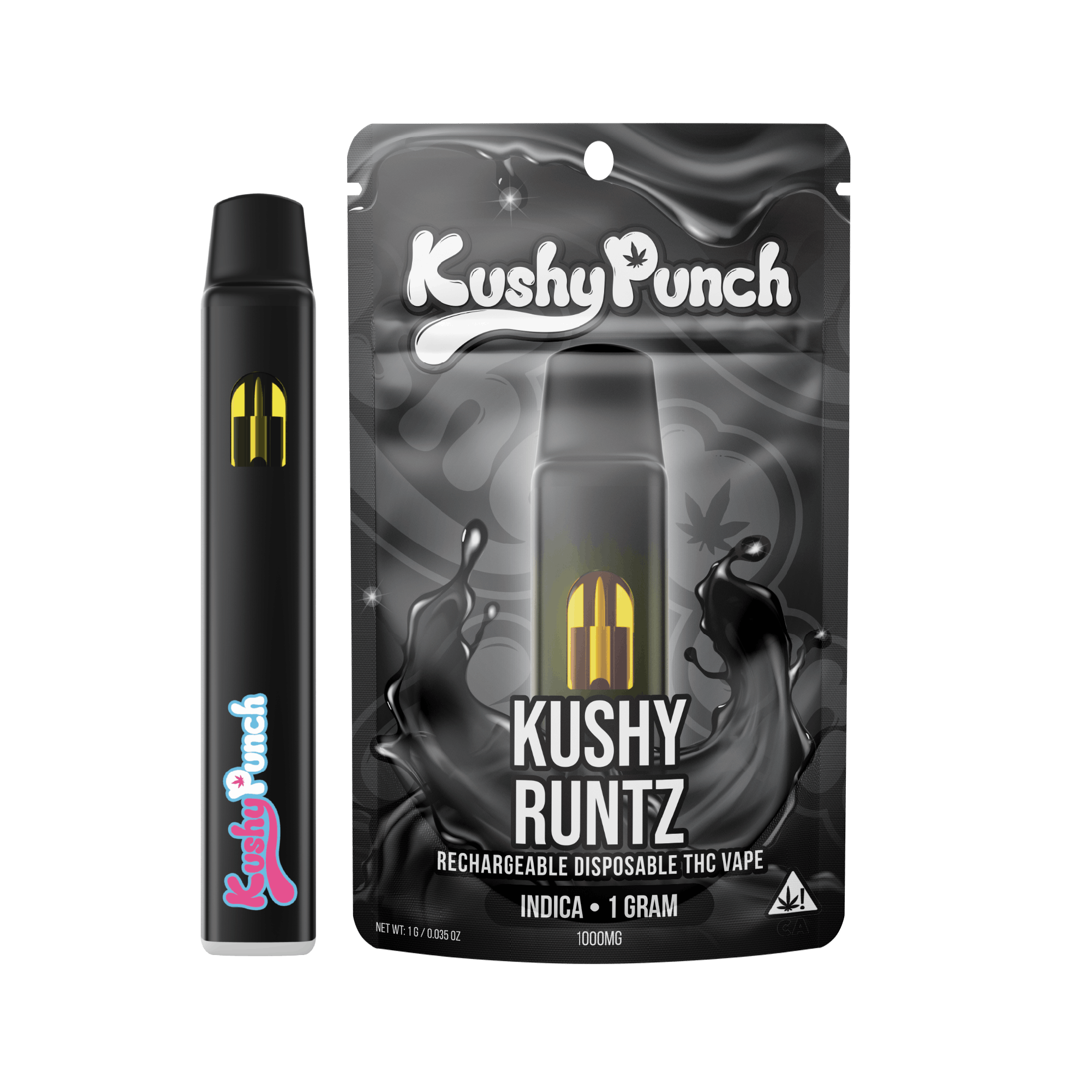 AIO VAPE 1G INDICA KUSHY RUNTZ