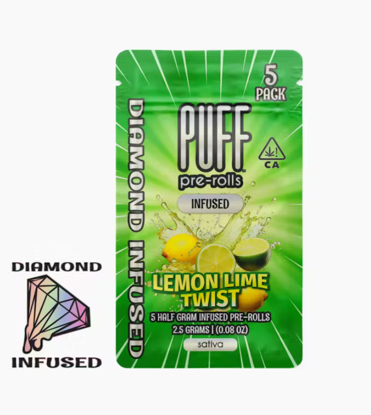 DIAMOND INFUSED - LEMON LIME TWIST 5PK
