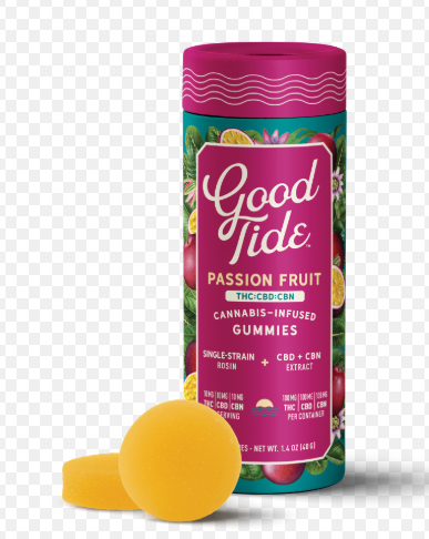 PASSION FRUIT GUMMIES - THC:CBD:CBN - 1:1:1 - 10 PACK