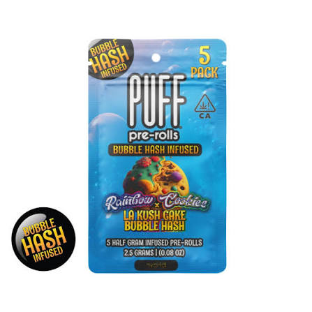 Puff - HASH INFUSED - RAINBOW COOKIES X LA KUSH CAKE 5PK Main Image