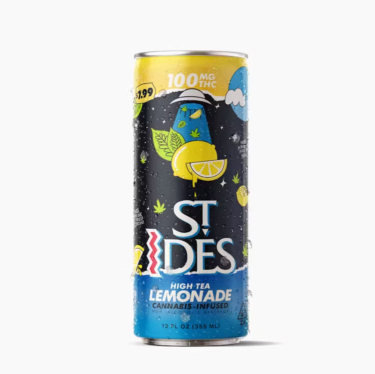 St ides - ST. IDES | HIGH TEA LEMONADE 12OZ 100MG