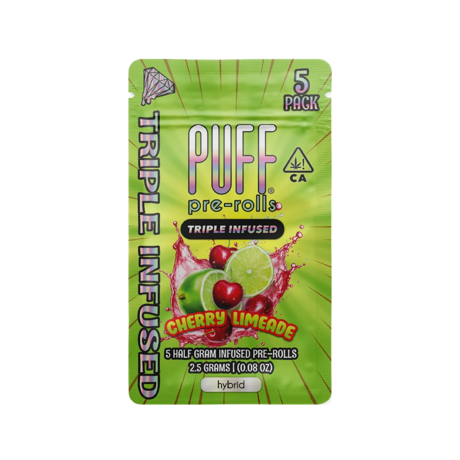 Puff - DIAMOND INFUSED - CHERRY LIMEADE 5PK Main Image