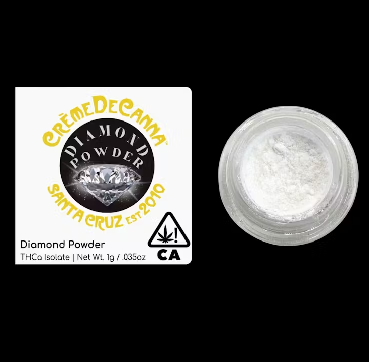 CREME DE CANNA | THCA ISOLATE-DIAMOND POWDER 1G