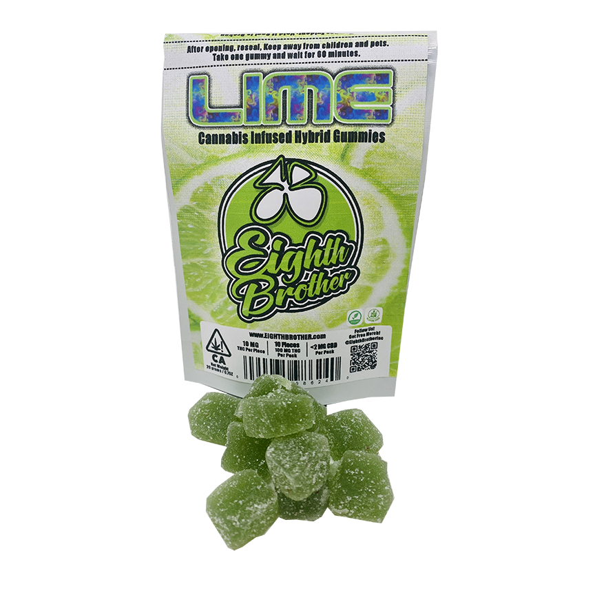 Eighth brother - LIME GUMMIES 10 PACK Main Image