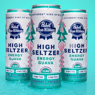 Pabst blue ribbon - GUAVA SELTZER