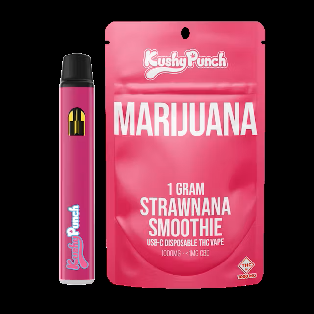 AIO VAPE 1G SATIVA STRAWNANA SMOOTHIE