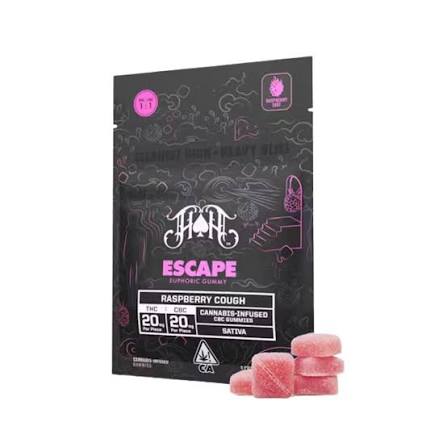Heavy hitters - Escape Bliss: Raspberry Cough THC/CBC - 100 mg - 5 Pack Main Image