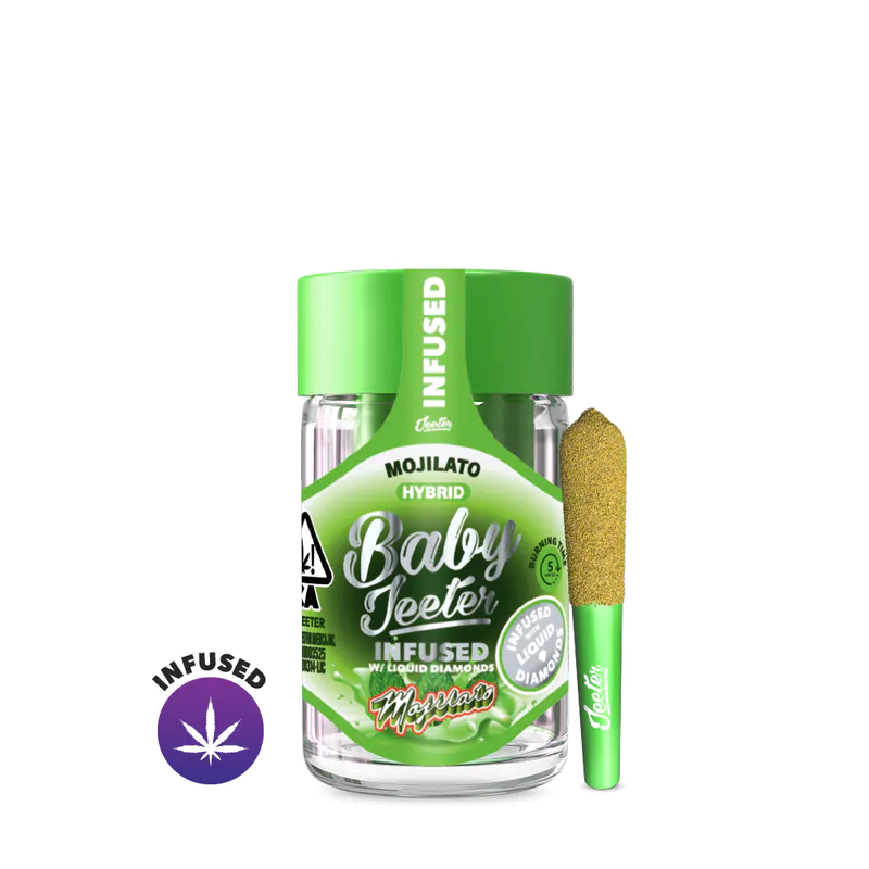 INFUSED BABY JEETER 0.5G X 5 (2.5G) PREROLL MOJILATO