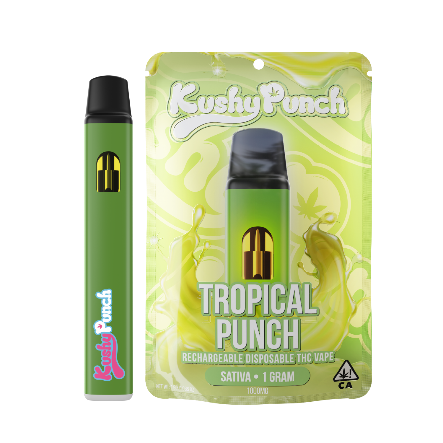 Kushy punch - AIO VAPE 1G SATIVA TROPICAL PUNCH