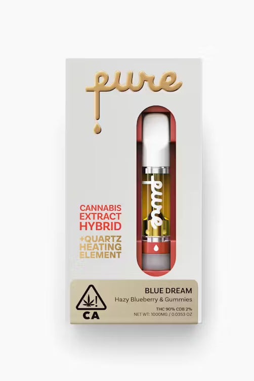 PURE VAPE | BLUE DREAM | QUARTZ CART 1G