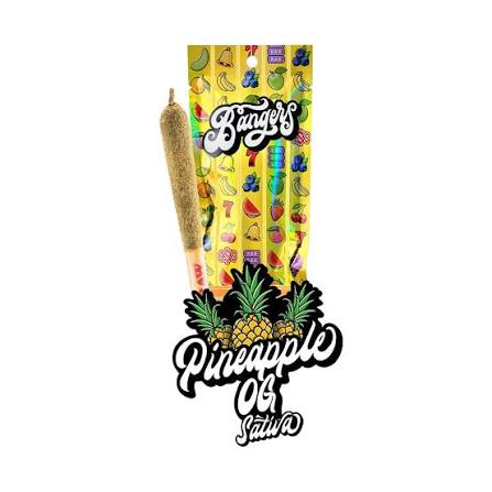 Bangers - INFUSED PREROLL - Pineapple OG - 1.2 g - 2 Pack Main Image