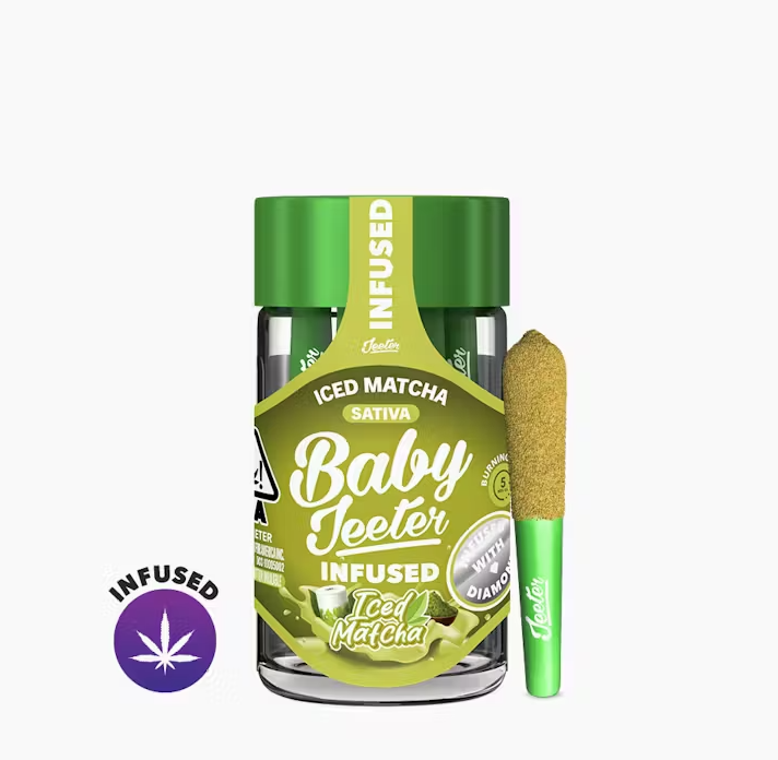 baby jeeter - ICED MATCHA - 2.5 g - 5 Pack
